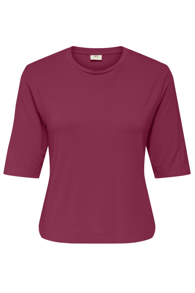 JDYMILA S/S LOOSE TOP JRS 15355859 BEAUJOLAIS